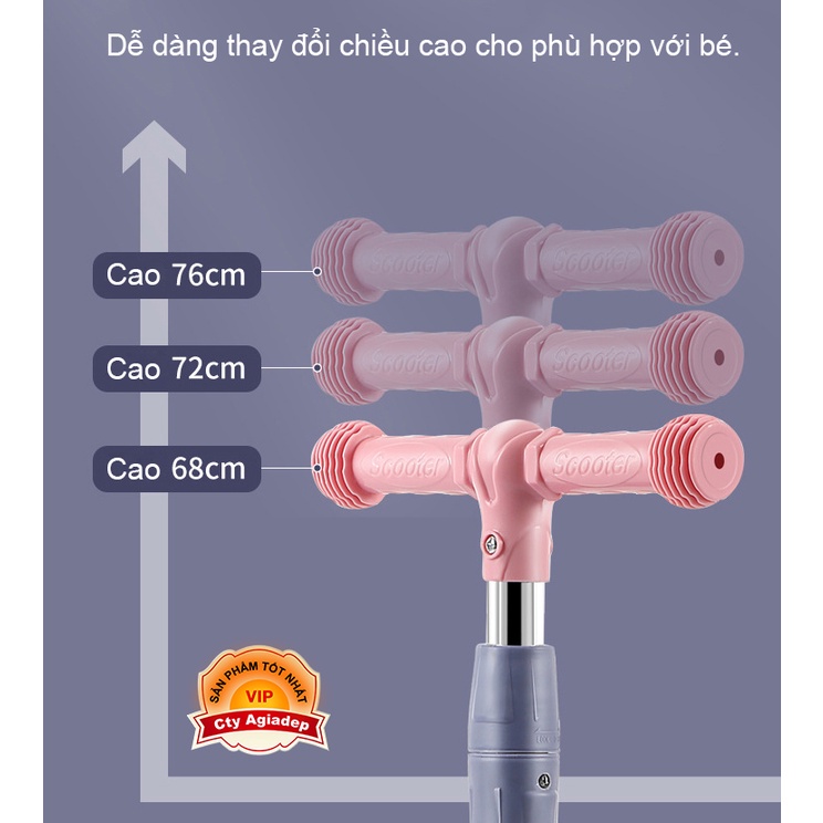 Xe đẩy chòi chân trẻ em xScooter đa năng có nhạc và ánh sáng