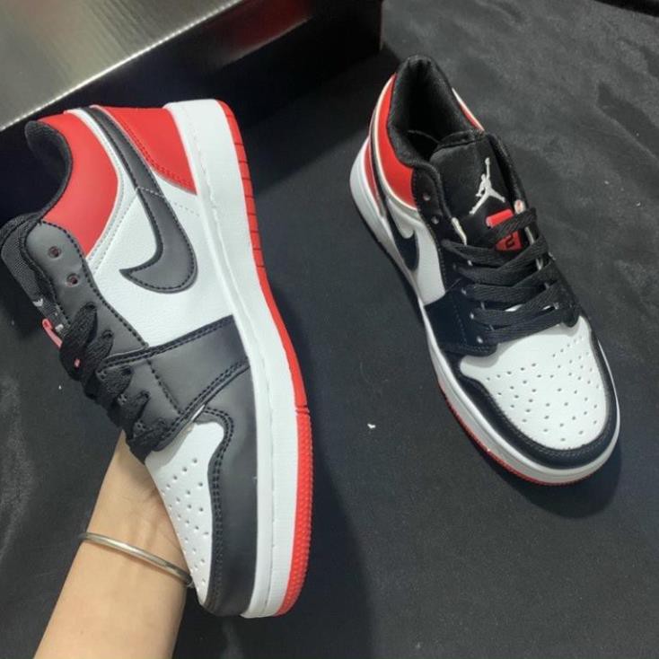 [Fullbox] Giày thể thao jordan đen đỏ thấp loại đẹp [fullbox] | BigBuy360 - bigbuy360.vn