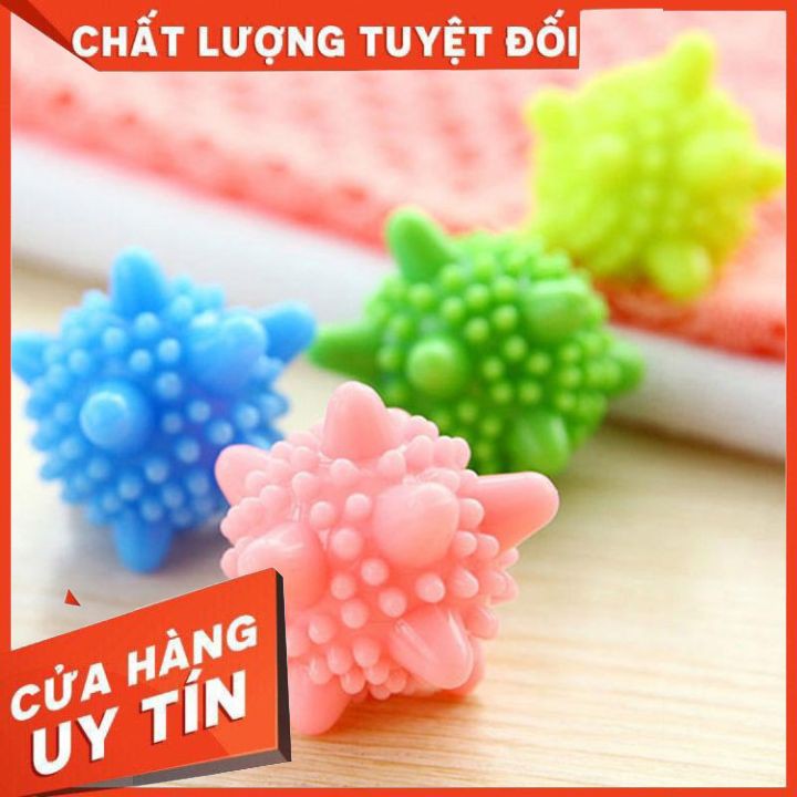 BÓNG GIẶT QUẦN ÁO CÓ GAI 🎁Sale 50%🎁 Quả Cầu Gai Giặt Đồ Không Cần Là Thông Minh