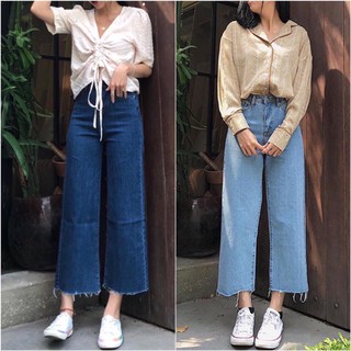 Quần Ống Rộng Trơn Lửng - Quần Size Đại Ống Rộng Siêu Tôn Dáng