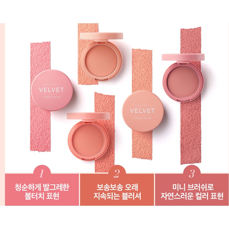 Phấn má Velvet Aritaum Cheek Color