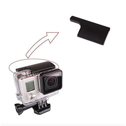 NẮP ĐẬY HỘP CHỐNG NƯỚC GOPRO 3/3+/4 – XIAOMI YI BẰNG KIM LOẠI CẮT CNC