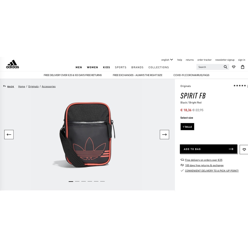 Túi Đeo Chéo FI8040 adidas Nam Nữ Minibag SPIRIT FESTIVAL BAG FI8040