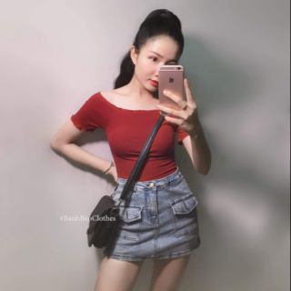 Áo thun trễ vai