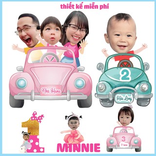 Hình chibi sinh nhật cho bé và gia đình [ CƯNG XỈU]