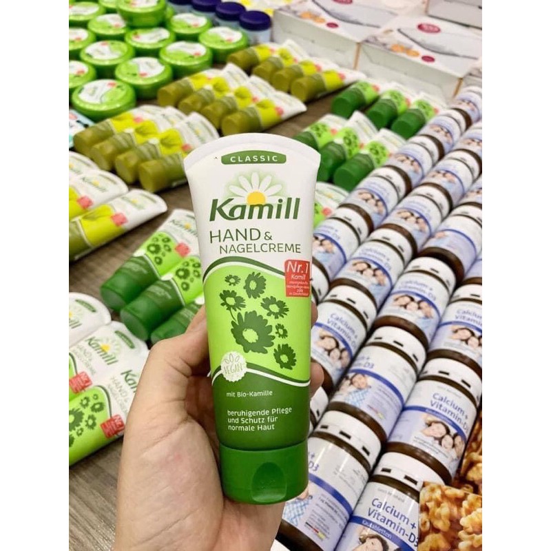 Kem dưỡng tay Kamil hoa cúc, nha đam 100g Đức