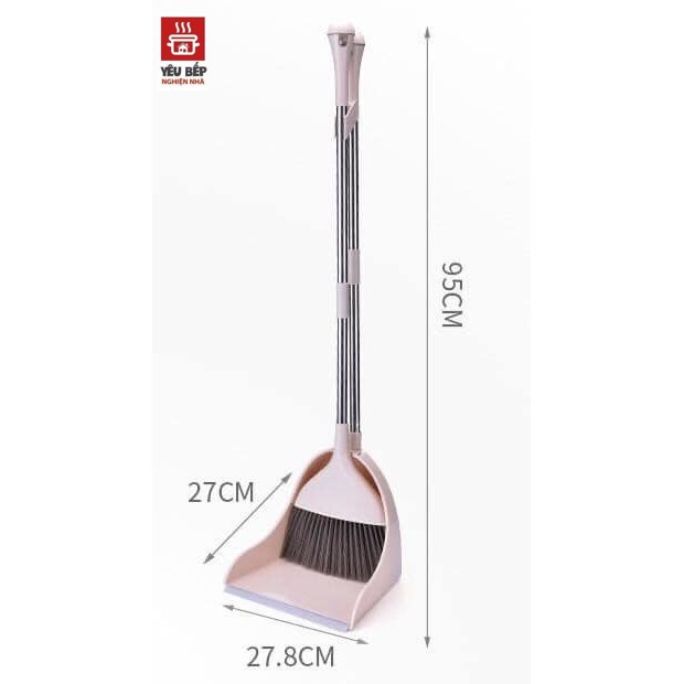 Bộ Chổi Quét Nhà Kèm Hốt Rác 2 Trong 1 Tiện Lợi INOCHI CK03 Bền đẹp, Dọn Vệ Sinh Gia Đình, Văn Phòng Tiện dụng.