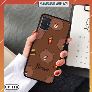 Ốp lưng điện thoại Samsung Galaxy A51/ A71  - lưng nhám viền dẻo