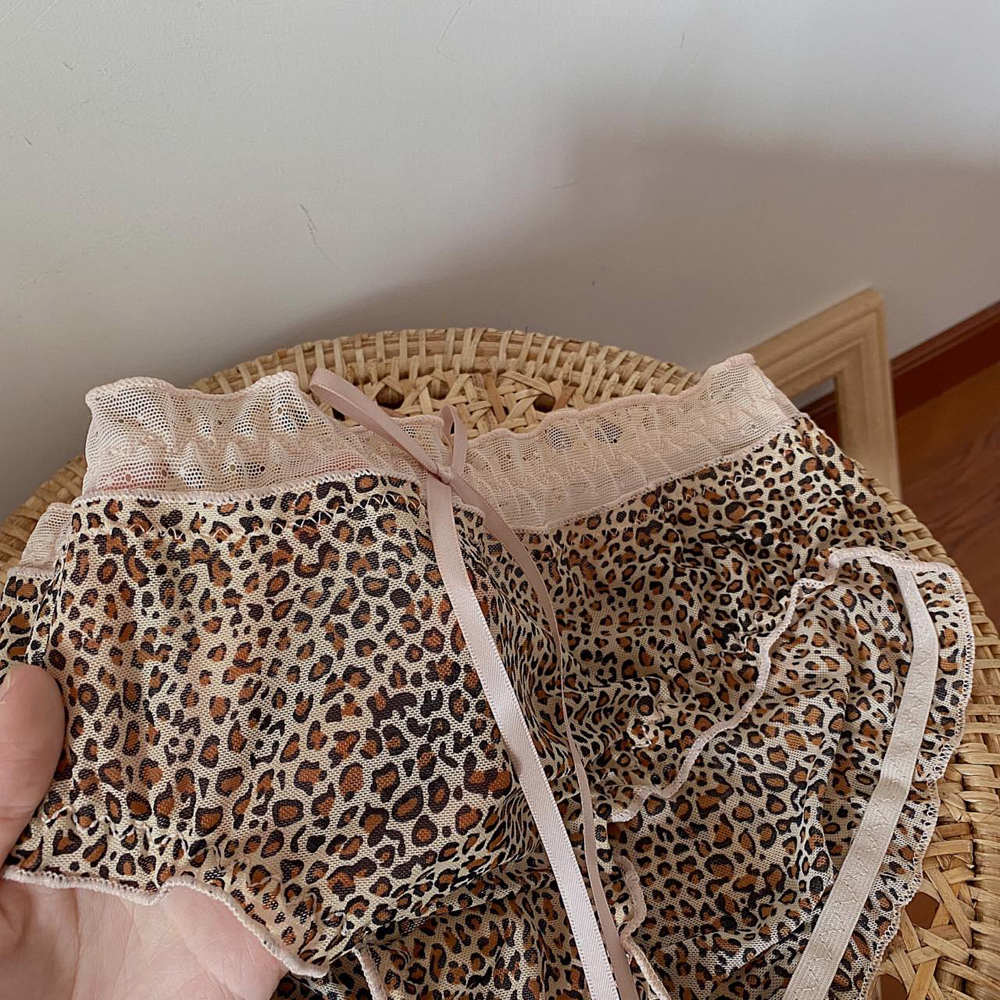 Quần Lót Nữ Phối Ren Họa Tiết Da Báo Sau2Life