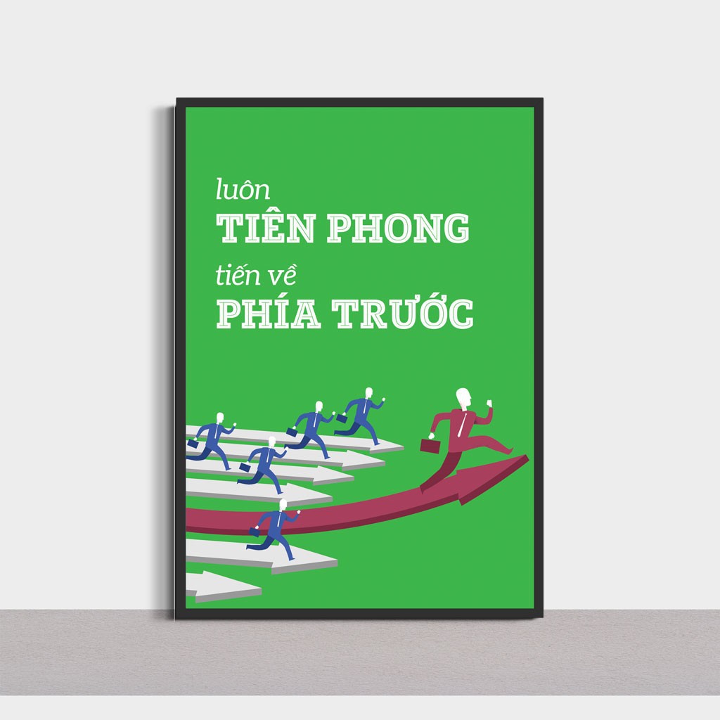 🔥Hot Deal🔥  15 Tranh Động Lực - Tranh Slogan Trang Trí Văn Phòng - Nhận Thiết Kế Tranh Canvas Theo Yêu Cầu CV-044