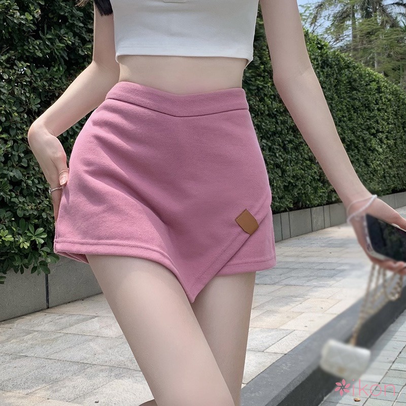 Chân Váy Màu Trơn Phong Cách Hàn Quốc Ngọt Ngào Cho Nữ