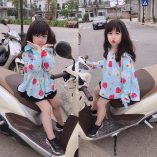 LÔ ÁO CHỐNG NẮNG BÉ GÁI