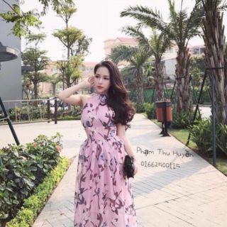 Đầm maxxi hoa giảm còn 120