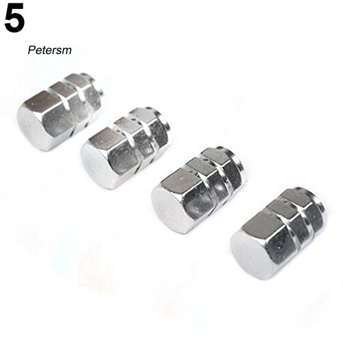Set nắp đậy van bánh xe hơi bằng hợp kim nhôm thông dụng