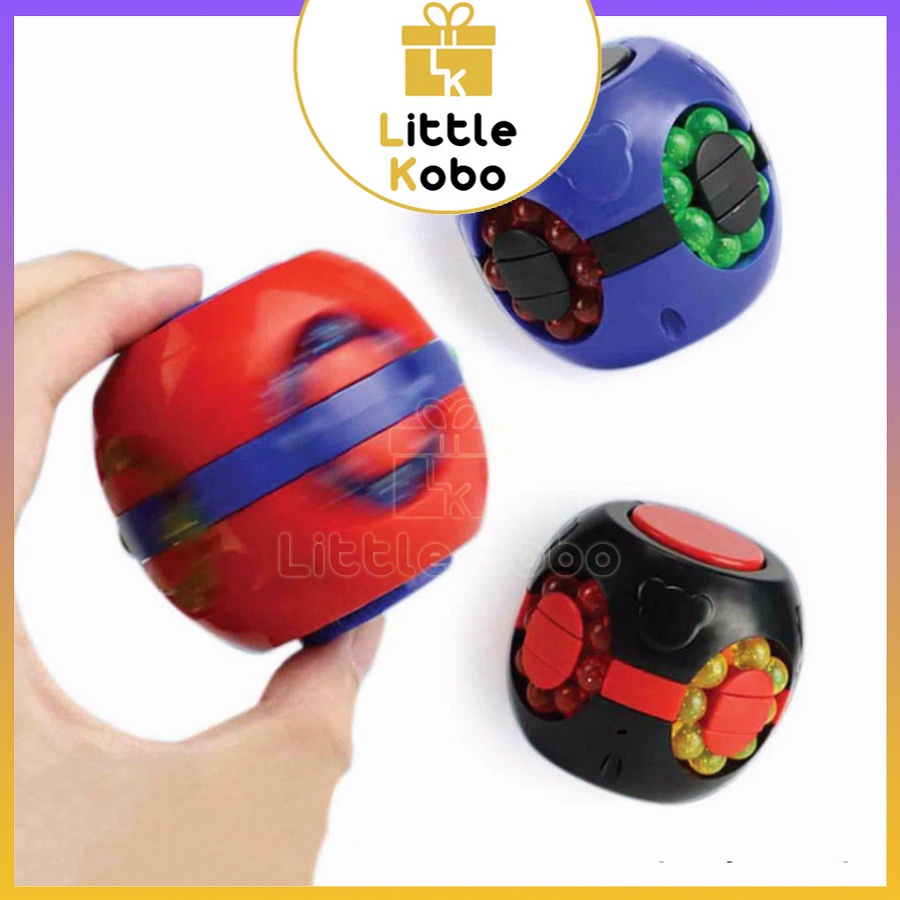 Rubik Bean Hạt Đậu Spinner Rubic Biến Thể Ma Thuật Đồ Chơi Trí Tuệ Xả Stress