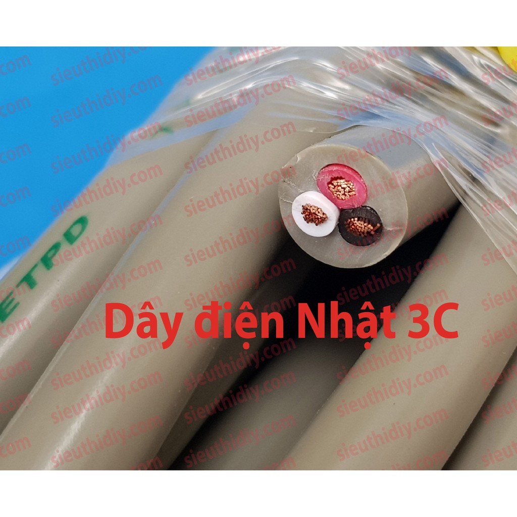 Dây điện Nhật tròn-dẹt 2-3 sợi nhiều lõi rất mềm dẻo