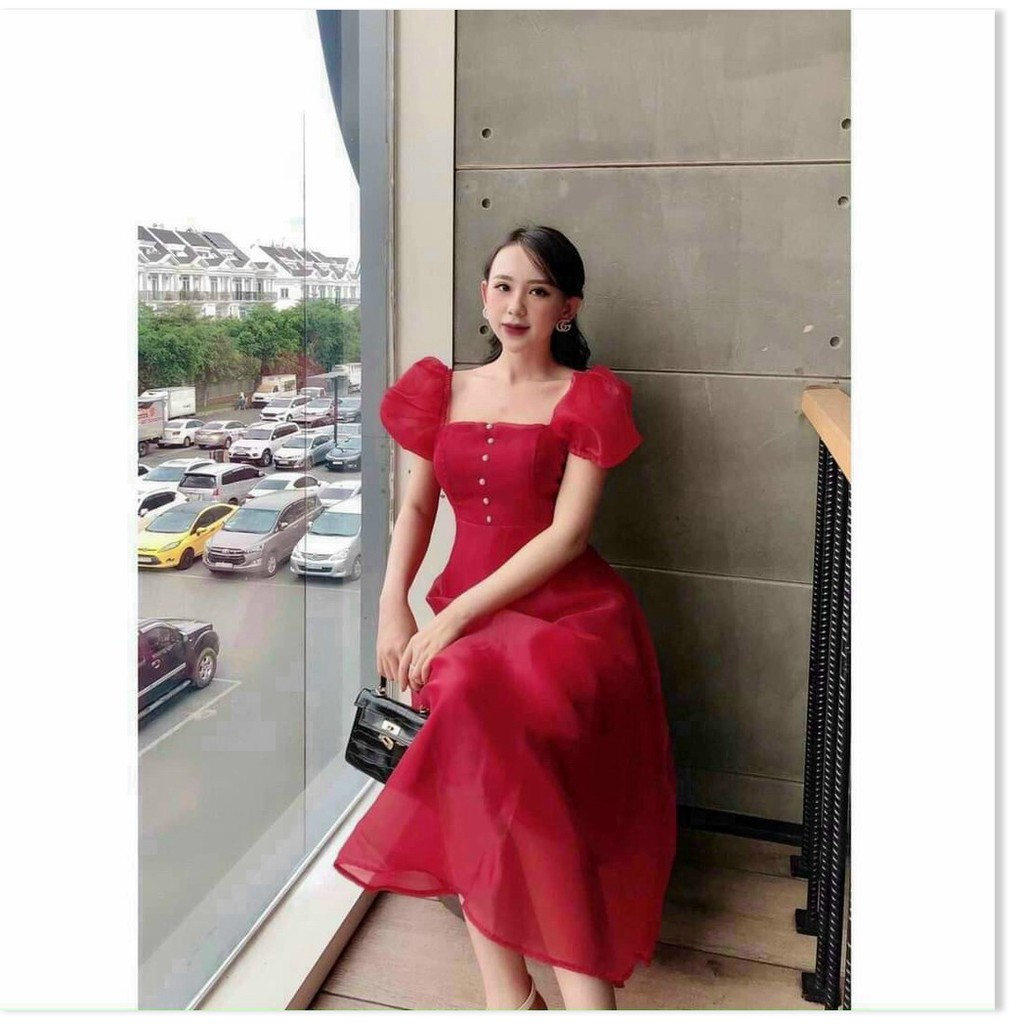 ĐẦM VOAN KIẾNG CÓ MÚT,VÃI MỀM THOÁNG MÁT THỜI TRANG MỚI KME