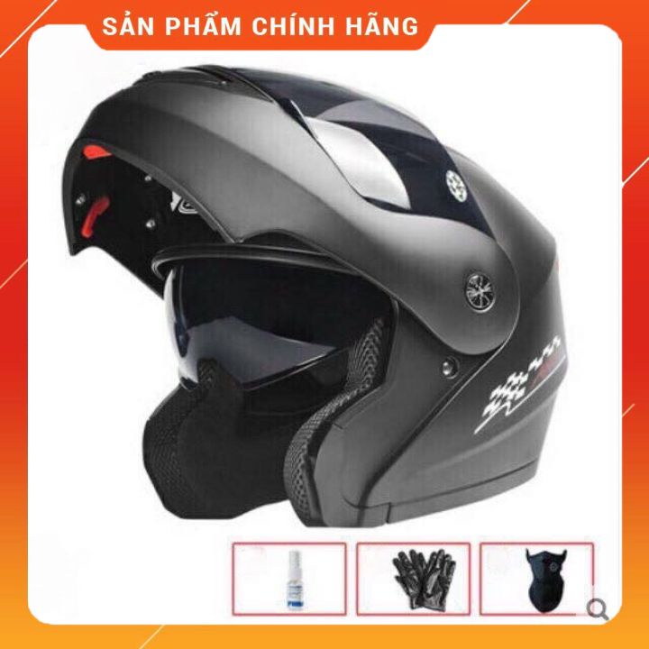 Mũ Bảo Hiểm Full Face Lật Hàm Andes 2022 New