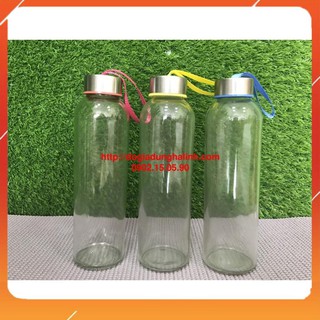 COMBO 03 Chai Thủy Tinh 500ml có Dây Xách