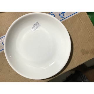 Dĩa sứ  trắng kích thước 8 inch