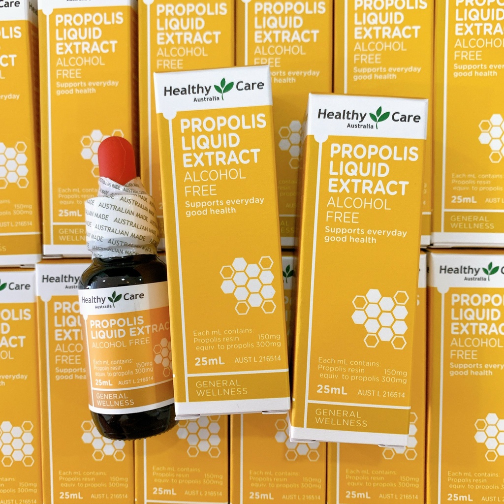 Keo ong giúp tăng cường hệ miễn dịch Healthy care propolis liquid extract alcohol free
