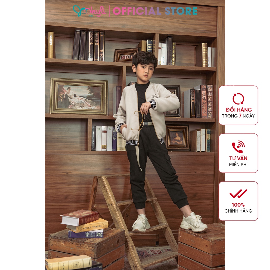 Áo khoác JOOKYLI bé trai Bomber 70B0595