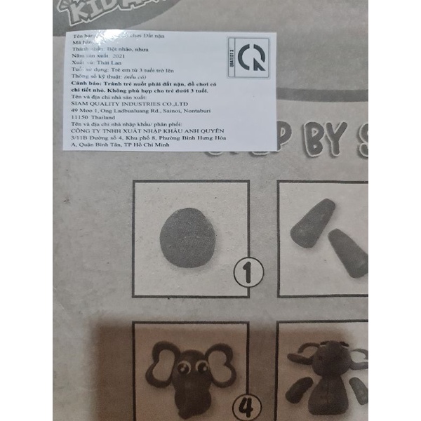 ĐẤT NẶN THÁI 24 MÀU KÈM PHỤ KIỆN (MÃ T300)