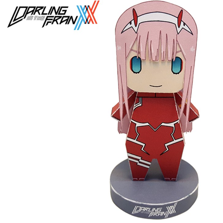 [ Standee Anime ] Giấy xếp mô hình nhân vật Darling in the Franxx