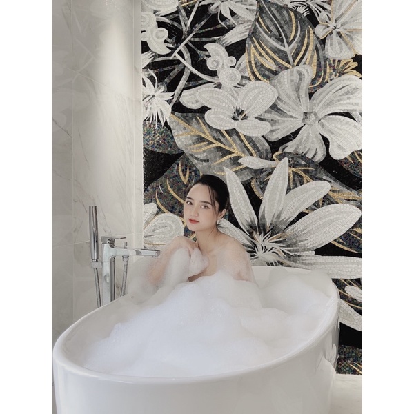 Siêu tạo bọt bồn tắm bathbomb hương hoa hồng sơm mai Tammy bath n show