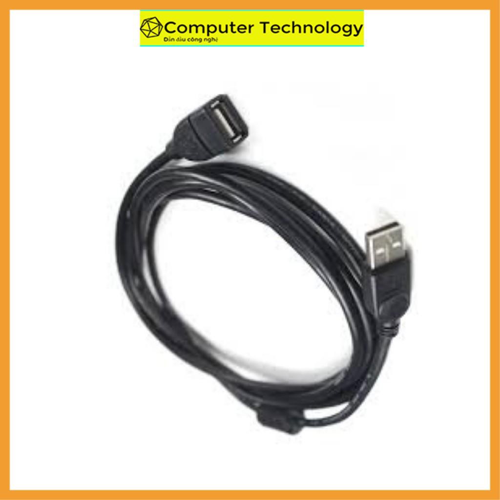 Dây cáp nối dài USB 1.5m đen chống nhiễu hàng chất lượng hình ảnh sắc nét