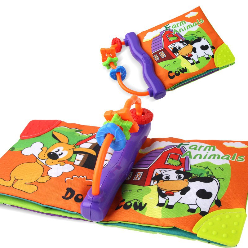 Sách vải phát âm thanh cho bé