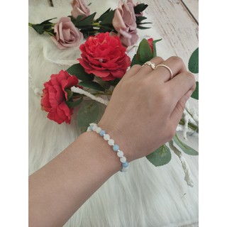 Vòng tay chuỗi hạt 2 màu dễ thương