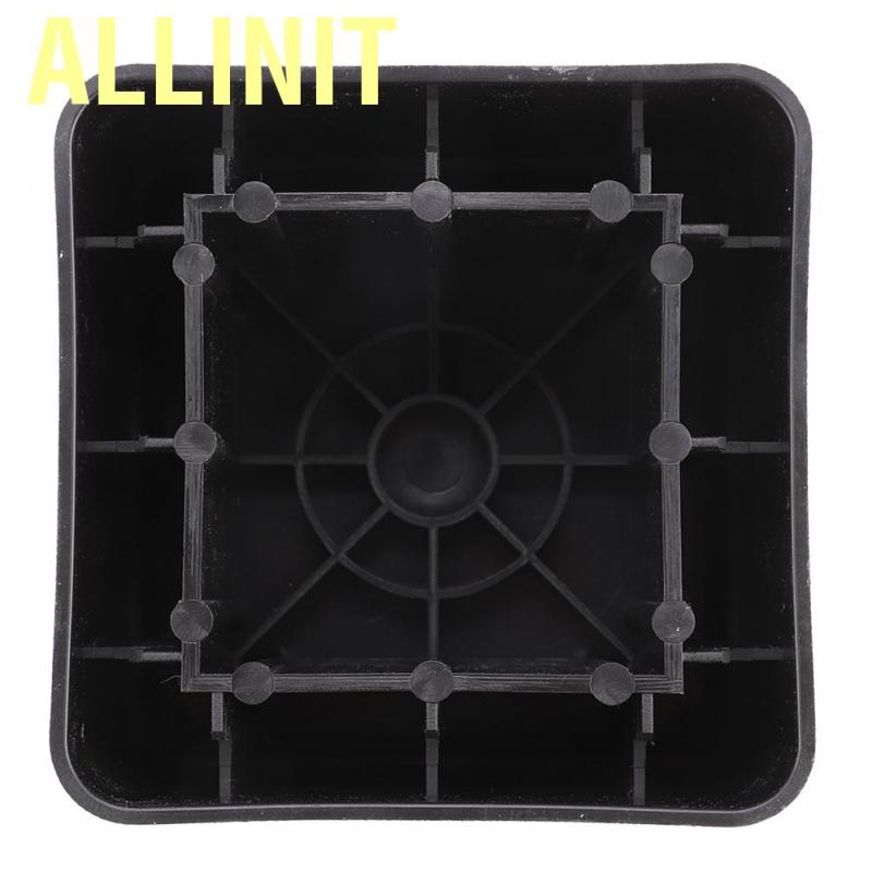 Allinit 4PCS adjustable bed risers  durable stackable Square black legs moisture-proof insect-proof for sofa