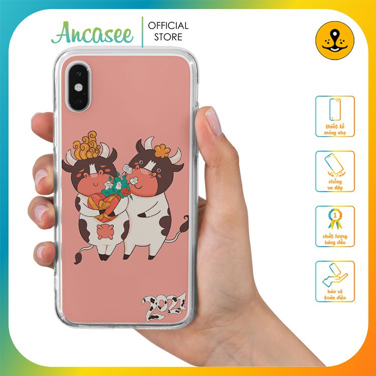 Op Dt Nam Trau Trâu Trắng Cầm Dứa 6plus/6s plus/7/7plus/8/8plus/x/xs/xs max/11/11 promax/12 /12 pro 