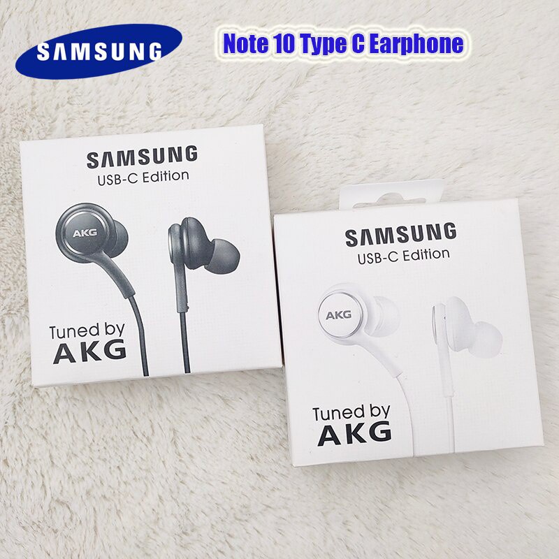 AKG Tai Nghe Nhét Tai Loại c Có Dây & mic Cho samsung galaxy note 10 s21 s21 s20 ultra s20 s20 + s20fe a90 a80