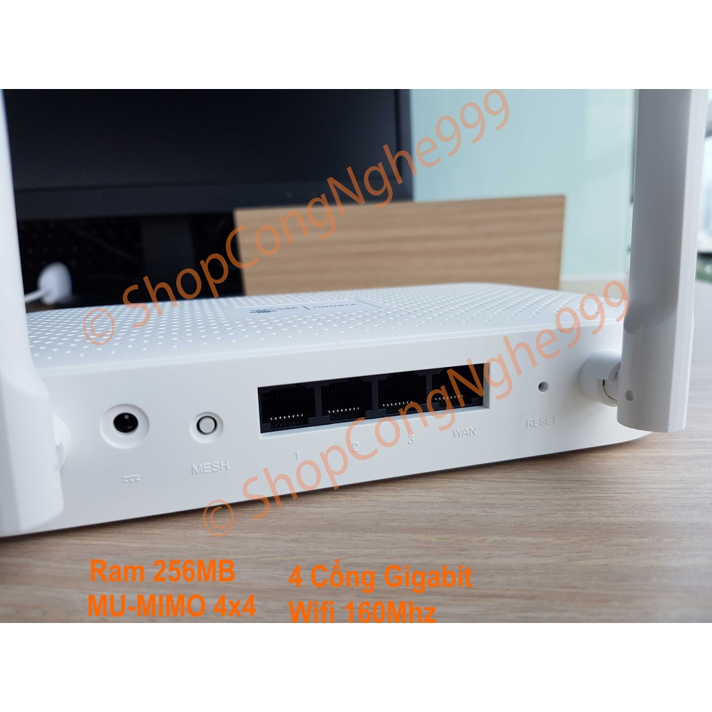 Bộ phát wifi router wifi Xiaomi AX3000 CR8808 CR8806 CR6608 160Mhz chuẩn WIFI 6 AX300 Mesh Lan Gigabit  4 anten