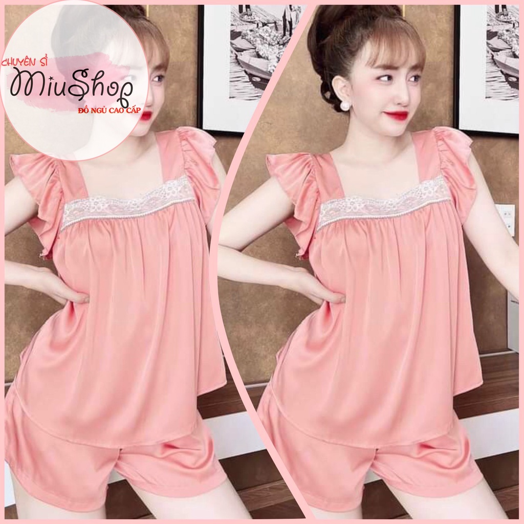 🍀🍀 Bảng cánh tiên🍀🍀 Cánh tiên bảng Phối ren quần đùi lụa satin freesize 60kg