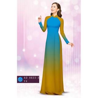 Vải may áo dài màu chuyển sắc