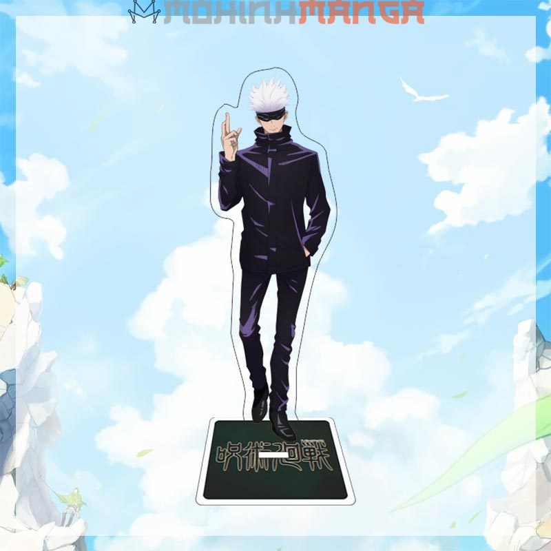 Mô hình tượng nhân vật Jujutsu Kaisen standee Chú thuật hồi chiến Satoru Gojo Kento Nanami Yuji Itadori Sakuna Megumi