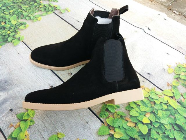 Giày boot nam phong cách cao bồi