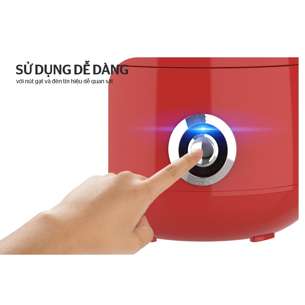 Nồi cơm điện 1,8L Sunhouse SHD8606R (hiện đại thích hợp mọi gia đình bảo hành chính hãng)