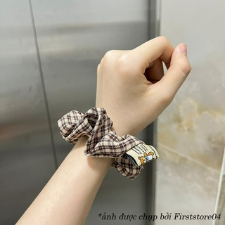 Srunchie, Dây Cột Tóc/ Buộc Tóc Tone Màu Vintage Cổ Điển