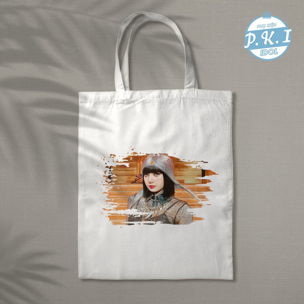 Túi Tote In Hình Idol Lisa Blackpink - Kingdom