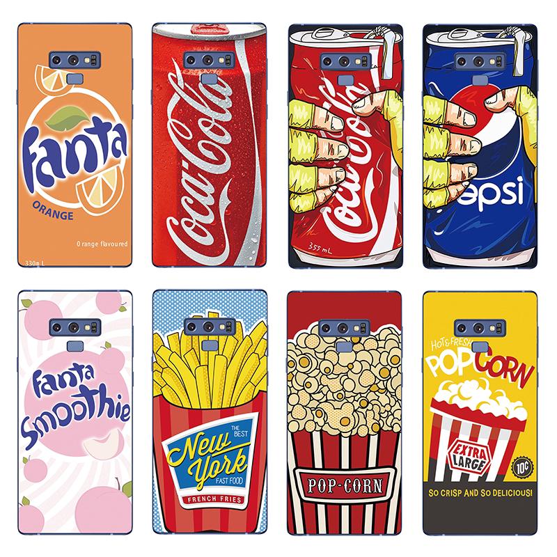 Ốp Lưng TPU HọA TiếT HìNh cola ThờI Trang Cho Samsung Note 9 8 / S8 S9 Plus