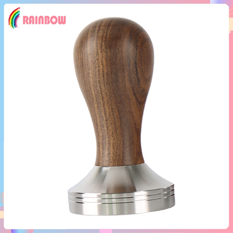 Búa Đập Cà Phê Espresso Bằng Thép Không Gỉ Với Tay Cầm Gỗ Tiện Dụng Hahaha1