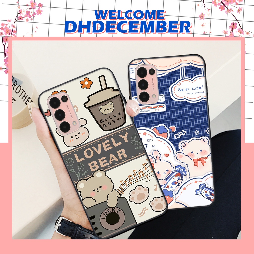 Ốp lưng Oppo RENO 5 in hình nice ,good luck happy ốp xinh viền dẻo đẹp chất