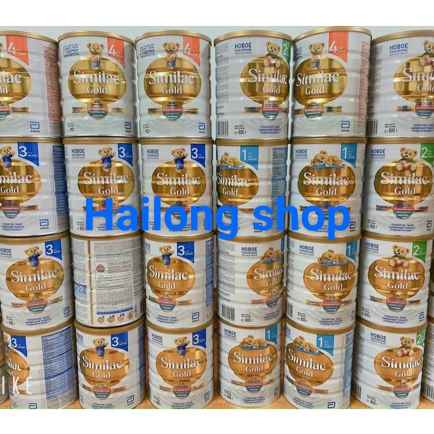 Sữa Similac Gold Nga 800gr đủ số 1 2 3 4 hàng chuẩn air date 7/2023