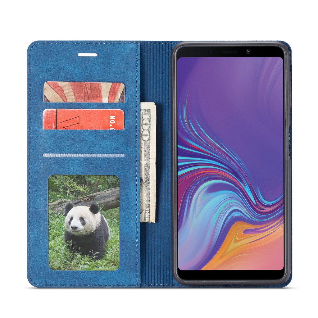 Bao da điện thoại bằng nhựa TPU mềm họa tiết nhiều màu cho samsung a7 2018