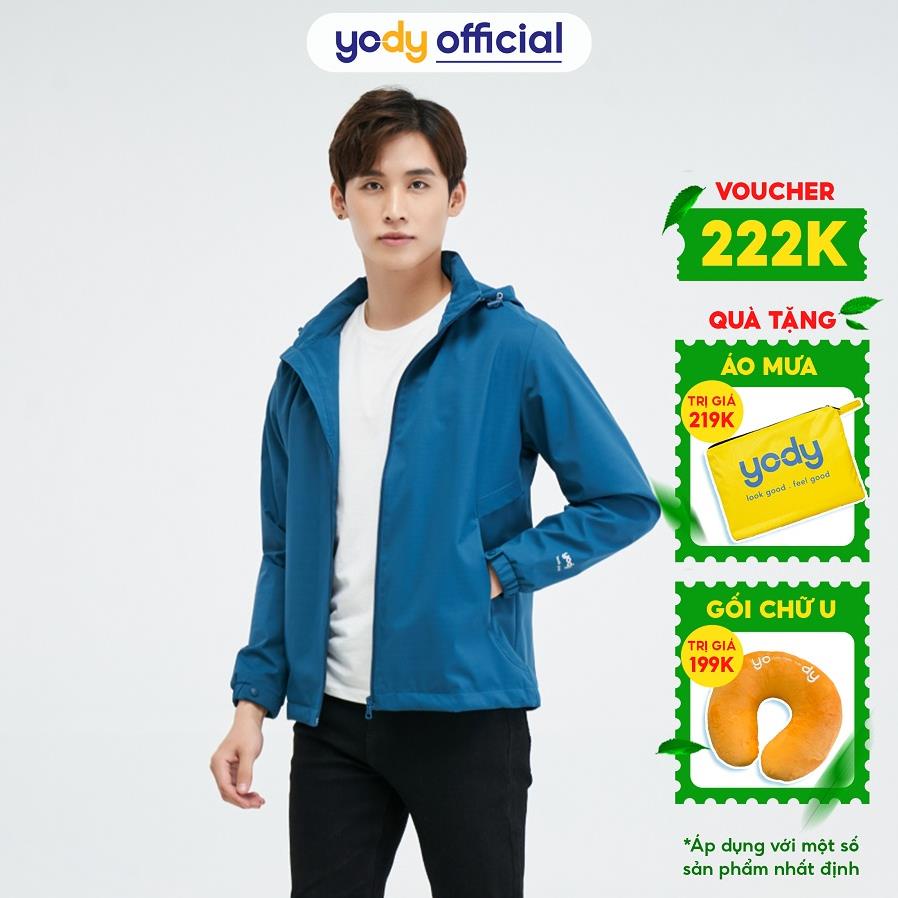 Áo khoác gió nam YODY súp sườn nhiều màu trẻ trung dễ phối đồ AKM4029 !