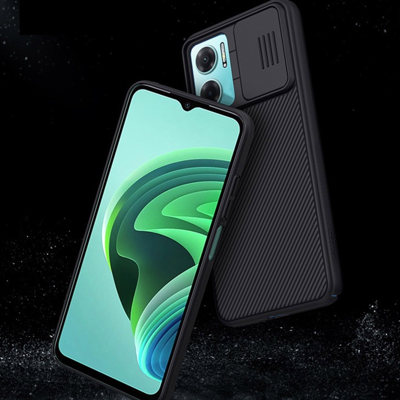 Ốp Điện Thoại Có Nắp Trượt Bảo Vệ Ống Kính Máy Ảnh Cho Red mi Note 11E 5G